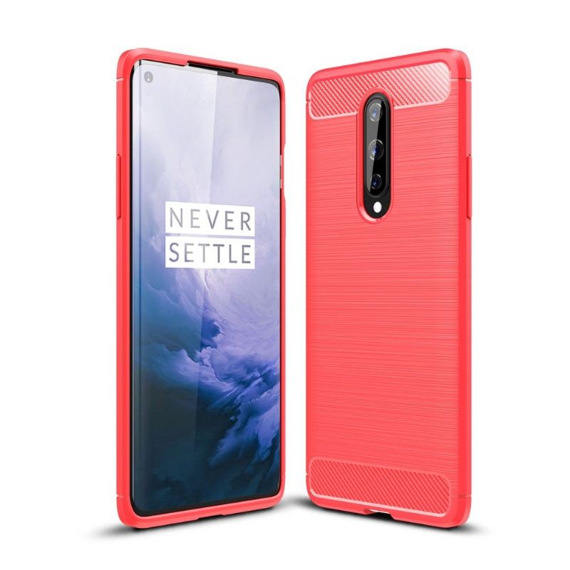 Handyhülle Für OnePlus 8 Janice In Kohlegebürstetem Gel