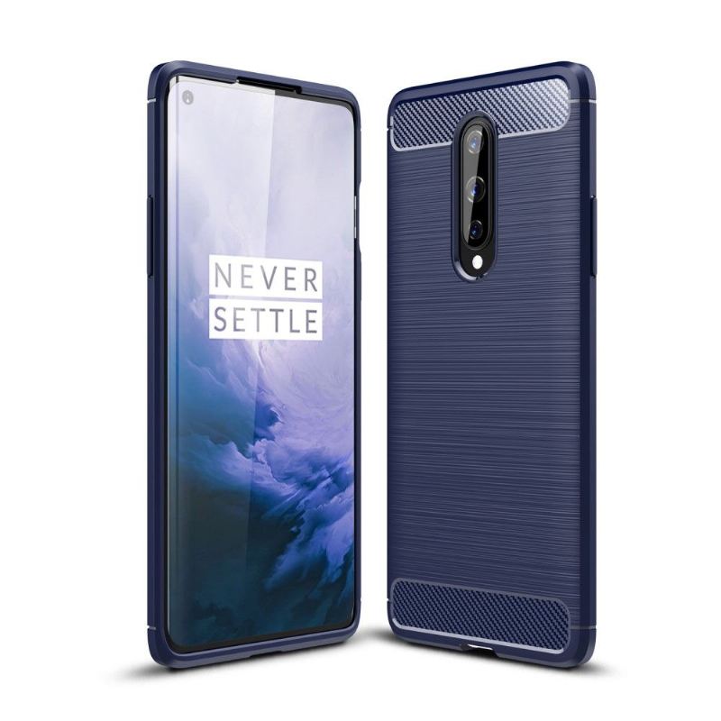 Handyhülle Für OnePlus 8 Janice In Kohlegebürstetem Gel