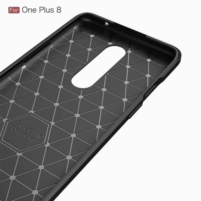 Handyhülle Für OnePlus 8 Janice In Kohlegebürstetem Gel