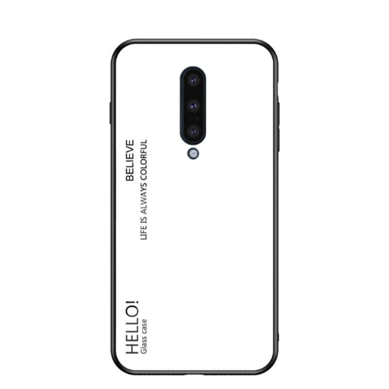 Hülle Für OnePlus 8 Glasrückseite Mit Farbverlauf