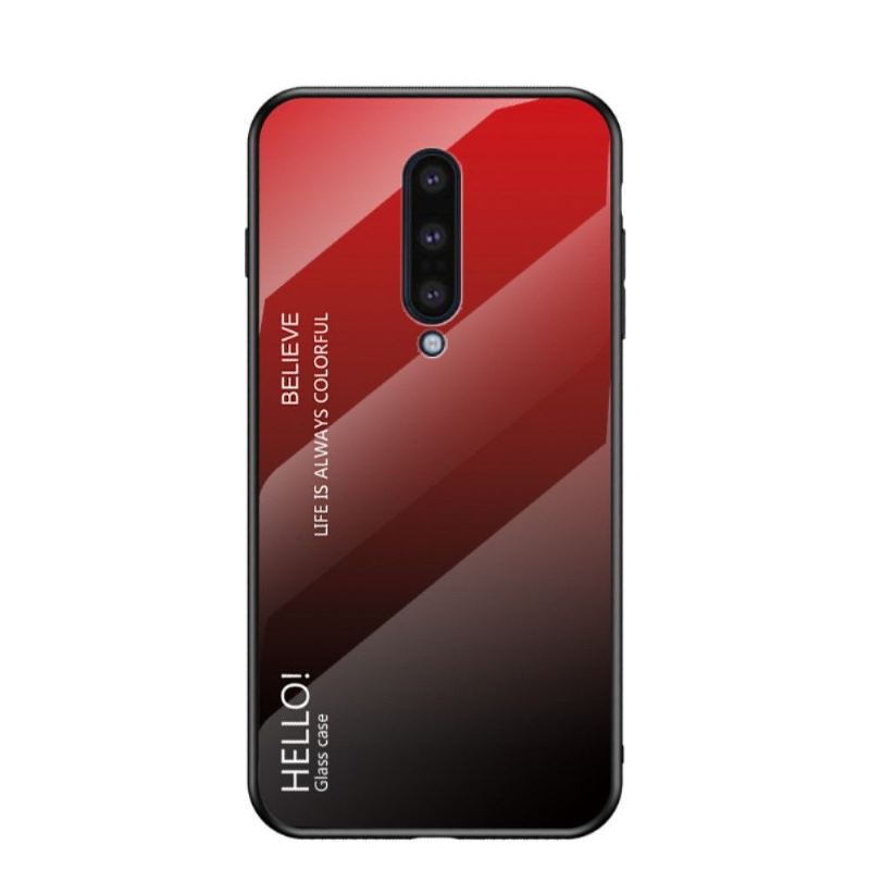 Hülle Für OnePlus 8 Glasrückseite Mit Farbverlauf