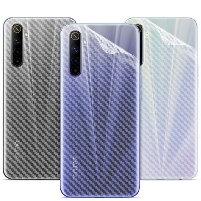 Carbon Heckfolien Für Realme 6 (2 Stück)