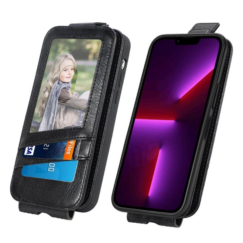 Flip Case Für iPhone 13 Pro Flip Case Vertikaler Klappkartenhalter