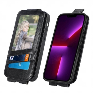 Flip Case Für iPhone 13 Pro Flip Case Vertikaler Klappkartenhalter