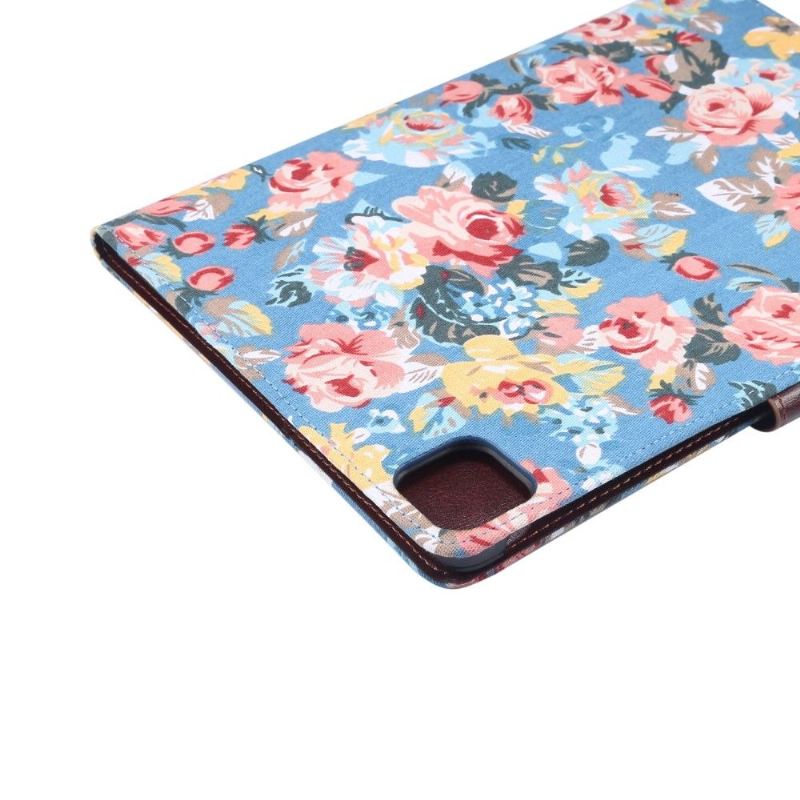 Hülle iPad Air 10.9" (2020) Blumenstoff