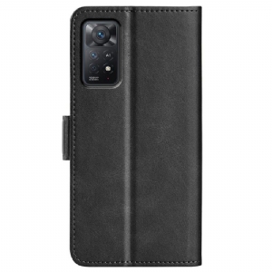 Case Für Xiaomi Redmi Note 11 Pro / 11 Pro 5G Geldbörse Matter Kunstlederbezug