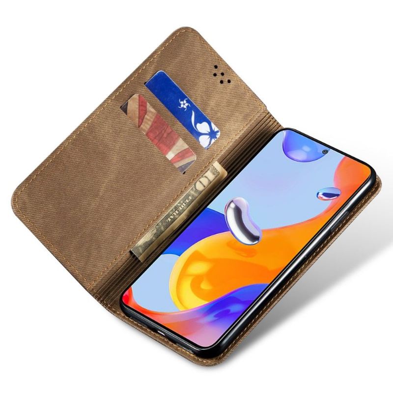 Flip Case Für Xiaomi Redmi Note 11 Pro / 11 Pro 5G Jeans Im Giulia-stil