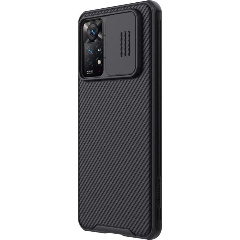 Hülle Für Xiaomi Redmi Note 11 Pro / 11 Pro 5G Camshield Mit Hinterer Linsenabdeckung