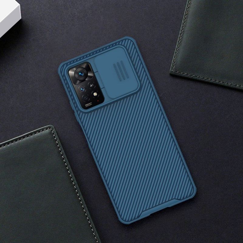 Hülle Für Xiaomi Redmi Note 11 Pro / 11 Pro 5G Camshield Mit Hinterer Linsenabdeckung