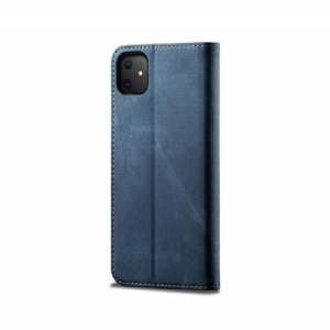 Flip Case Für iPhone 11 Blue Jeans-stil