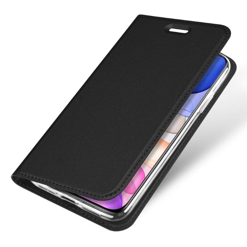 Flip Case Für iPhone 11 Business-satin-effekt