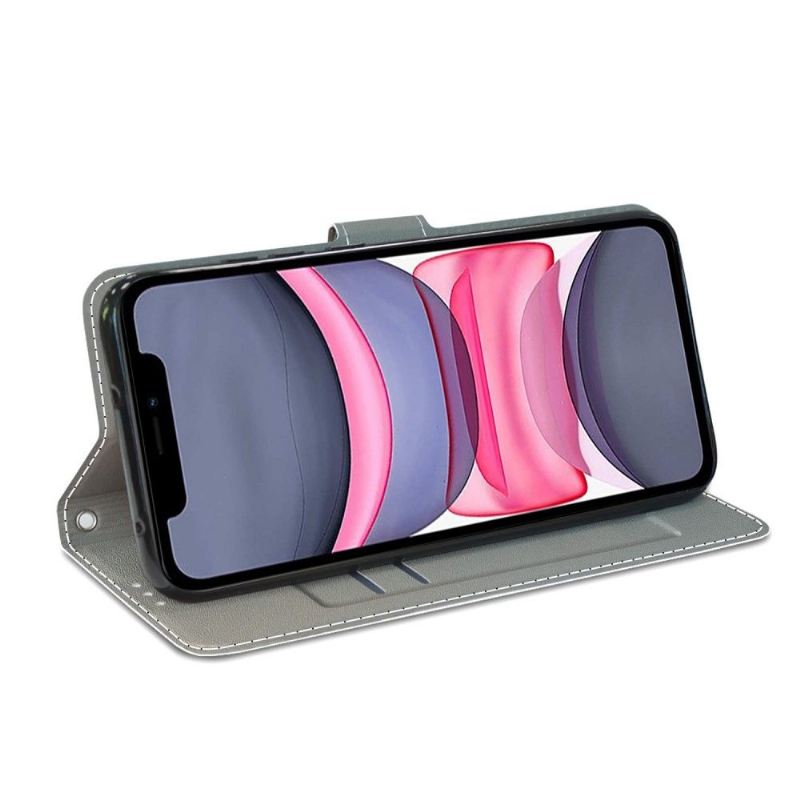 Flip Case Für iPhone 11 Rosa Schmetterlinge