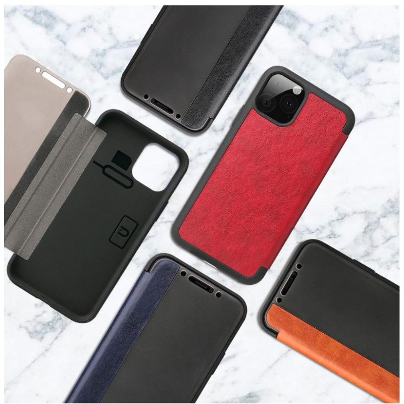 Handyhülle Für iPhone 11 Flip Case Zweifarbig