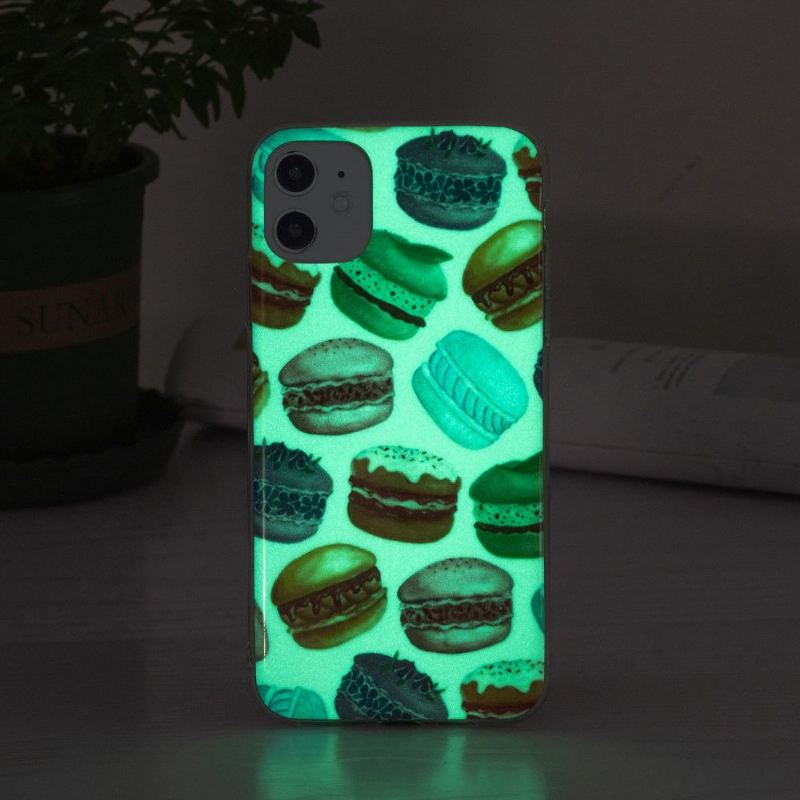 Hülle Für iPhone 11 Anti-Sturz Fluoreszierende Macarons