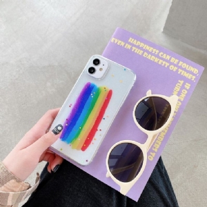 Hülle Für iPhone 11 Regenbogen-glitter