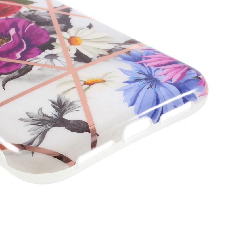 Hülle Für iPhone 11 Silikon Bunte Blumen