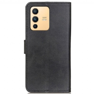 Flip Case Für Vivo V23 5G Marius Matter Ledereffekt