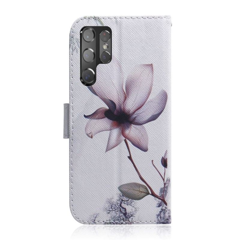 Case Für Samsung Galaxy S22 Ultra 5G Anti-Sturz Wilde Blume