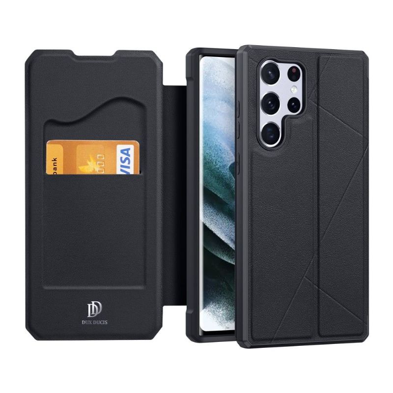 Case Für Samsung Galaxy S22 Ultra 5G Schutzhülle Flip Case Ducis X-serie