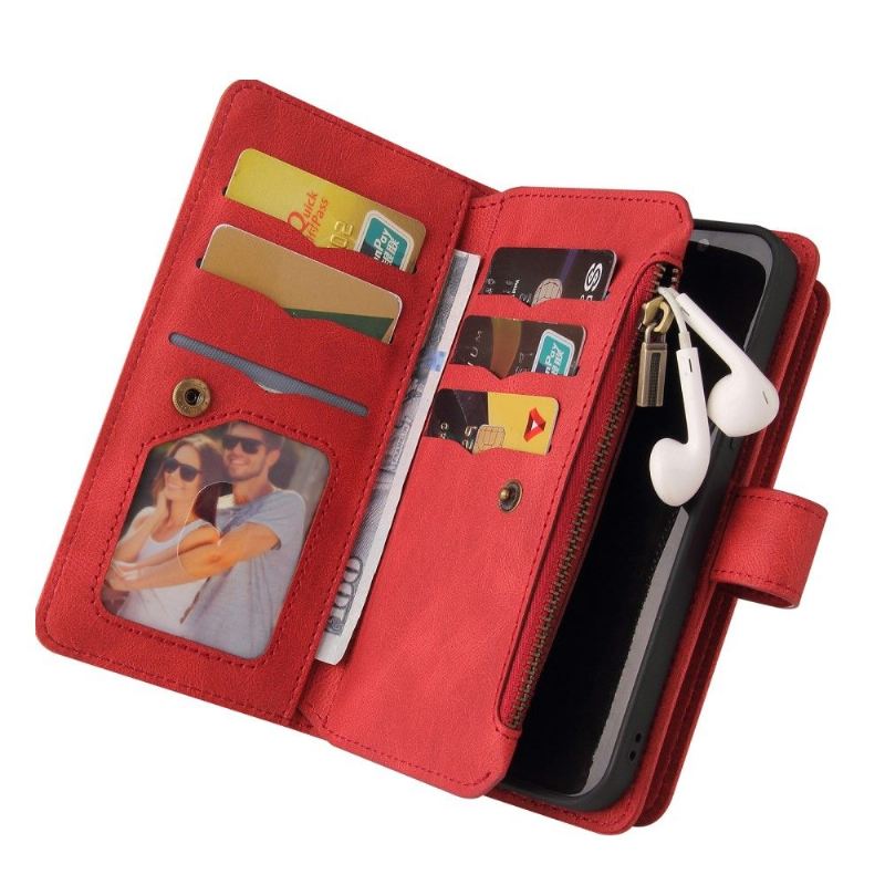 Flip Case Für Samsung Galaxy S22 Ultra 5G Brieftasche Mit Kordel