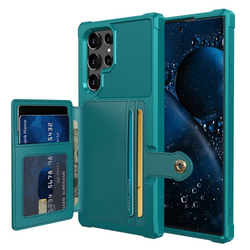 Handyhülle Für Samsung Galaxy S22 Ultra 5G Zm03 Kartenhalter