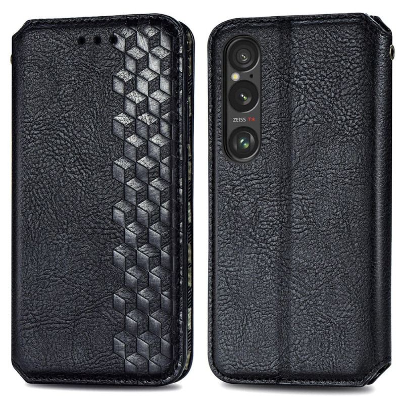 Flip Case Für Sony Xperia 1 Vi Fries In Wildlederoptik