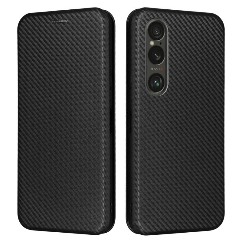 Flip Case Sony Xperia 1 Vi Kohlefaser