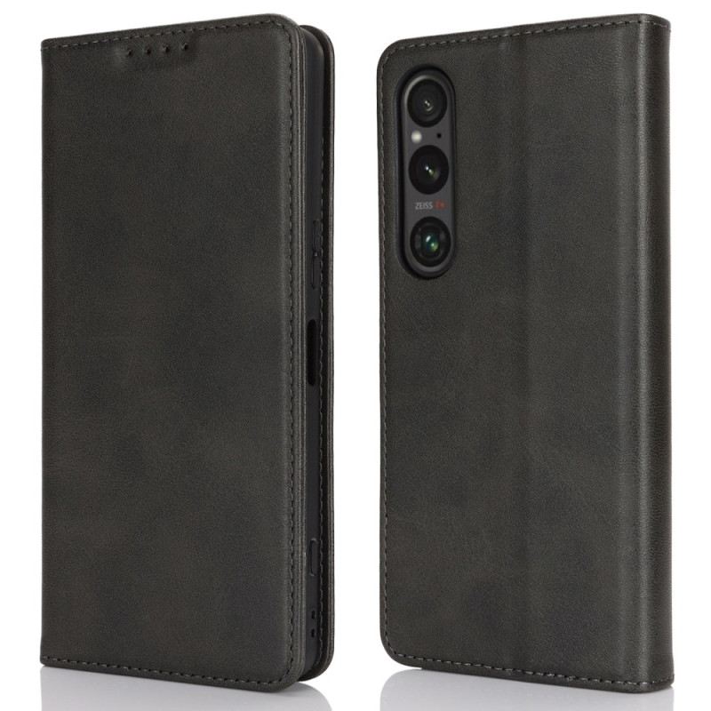 Flip Case Sony Xperia 1 Vi Spaltleder