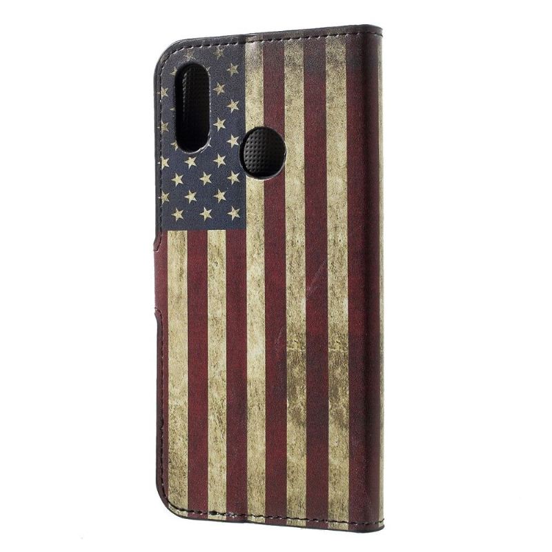 Case Für Honor 10 Lite Vintage-kartenhalter Mit Amerikanischer Flagge