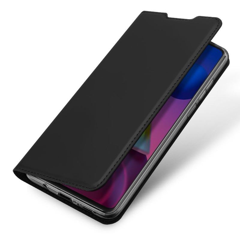 Flip Case Für Samsung Galaxy M51 Business-satin-effekt