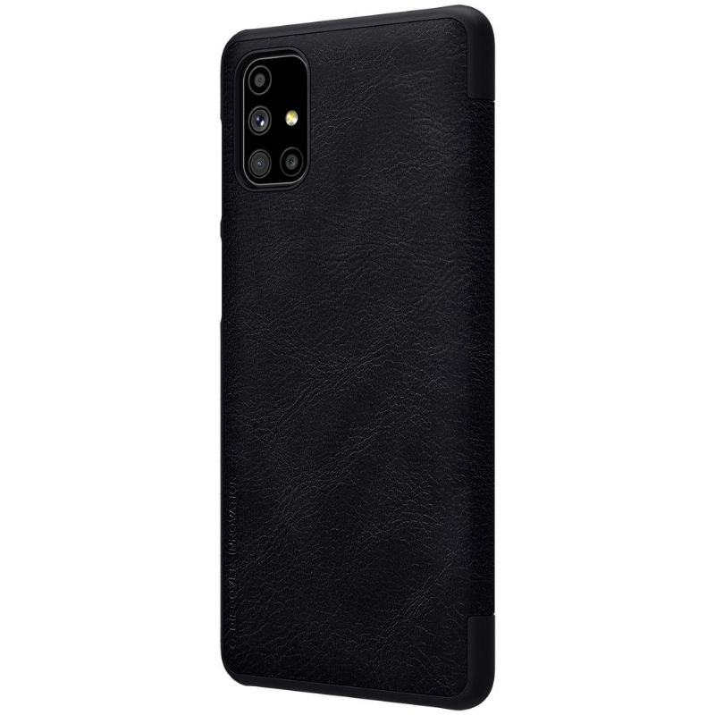 Flip Case Für Samsung Galaxy M51 Ledereffekt Der Qin-serie