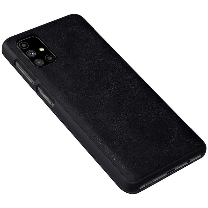 Flip Case Für Samsung Galaxy M51 Ledereffekt Der Qin-serie