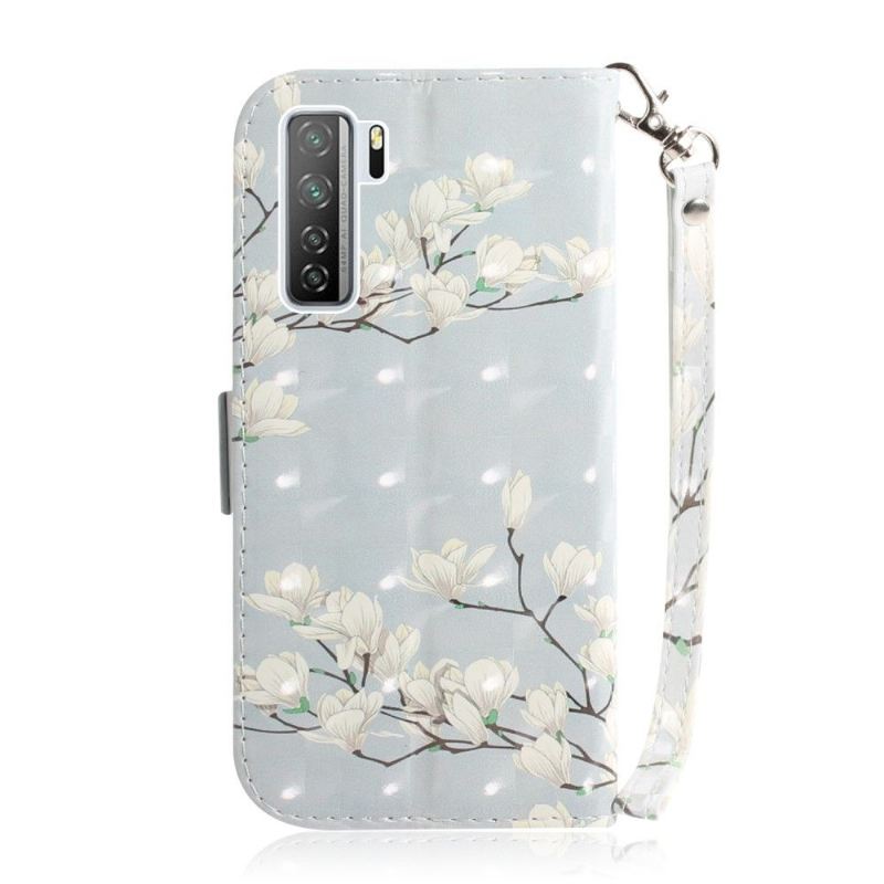 Flip Case Für Huawei P40 Lite 5G Blühende Zweige