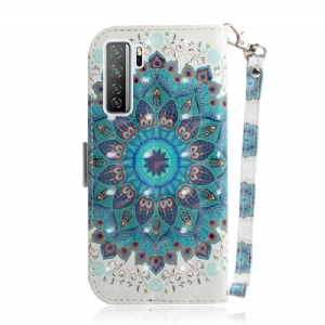 Flip Case Für Huawei P40 Lite 5G Buntes Mandala