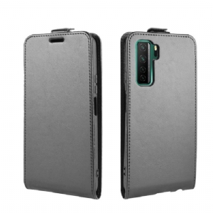 Lederhüllen Für Huawei P40 Lite 5G Flip Case Vertikales Kunstleder