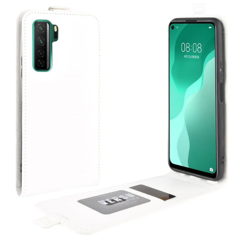 Lederhüllen Für Huawei P40 Lite 5G Flip Case Vertikales Kunstleder