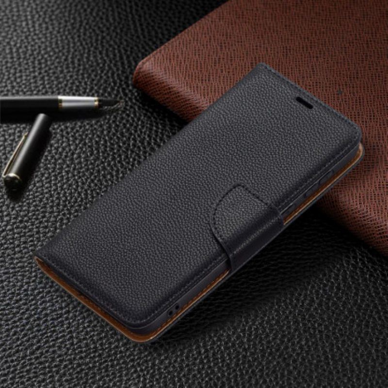 Lederhüllen Für Huawei P50 Flip Case Lychee Rabat Oblique