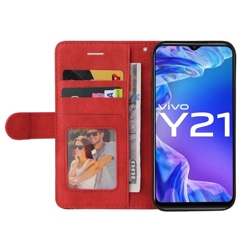 Flip Case Für Vivo Y21 / Y21s / Y33s Bicolor Künstlerisch