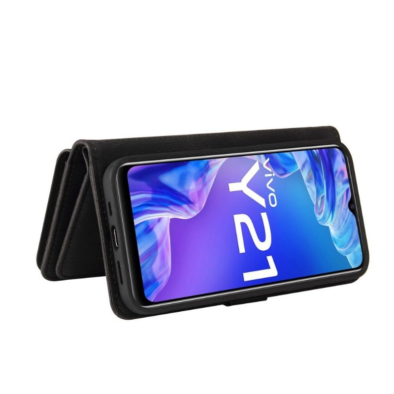 Flip Case Für Vivo Y21 / Y21s / Y33s Brieftasche Mit Kordel