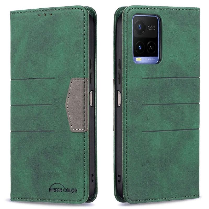 Lederhüllen Für Vivo Y21 / Y21s / Y33s Flip Case Binfen Color Flip Kunstleder