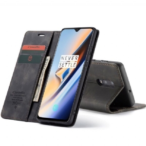 Case Für OnePlus 7 Hochwertiges Kunstleder