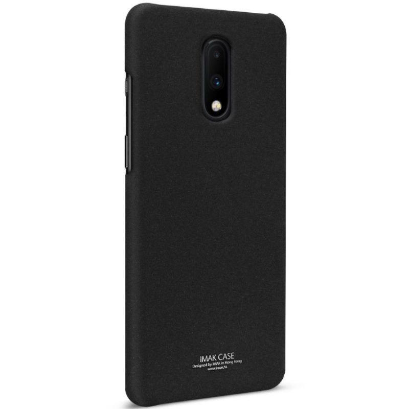 Handyhülle Für OnePlus 7 Imak Matt Finish + Abnehmbarer Träger – Schwarz