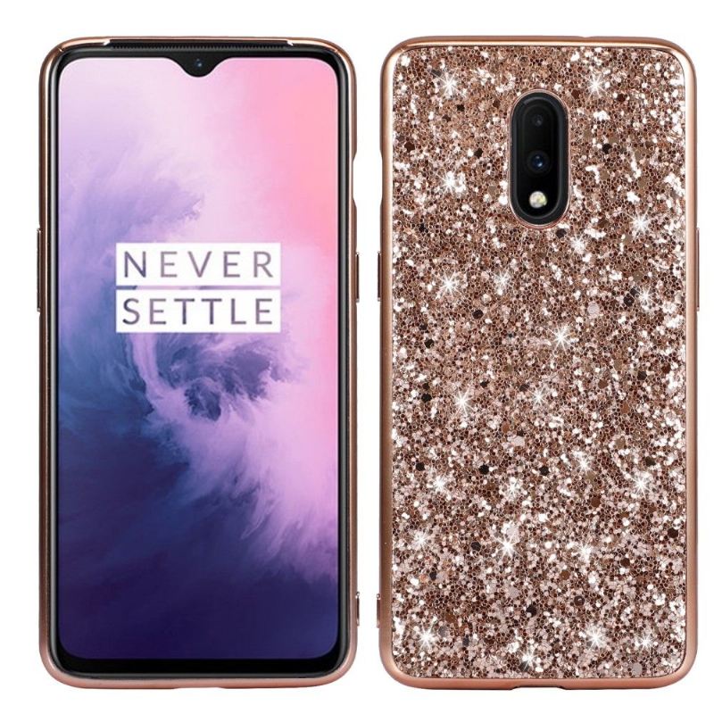 Handyhülle Für OnePlus 7 Schutzhülle Glamouröse Pailletten