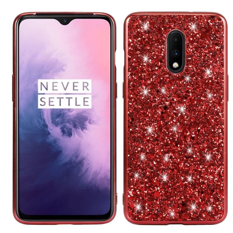 Handyhülle Für OnePlus 7 Schutzhülle Glamouröse Pailletten