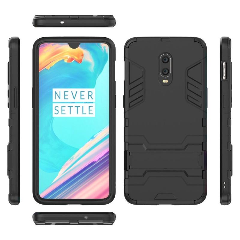 Hülle Für OnePlus 7 Anti-Sturz Cool Guard Stoßfest Mit Integriertem Ständer