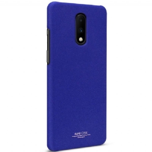 Hülle Für OnePlus 7 Anti-Sturz Imak Matt Finish + Abnehmbarer Träger - Blau