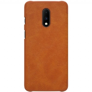 Hülle Für OnePlus 7 Flip Case Nillkin-lederpolsterung - Havanna