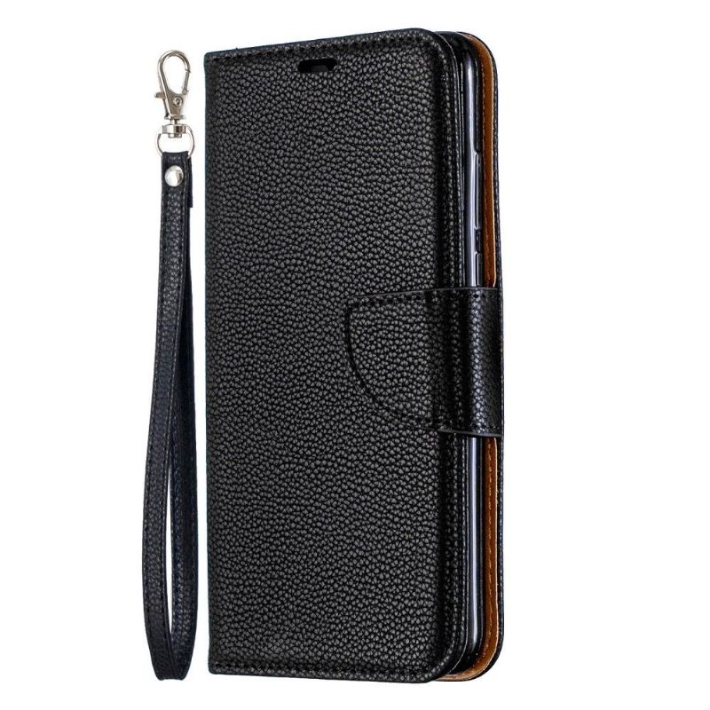 Case Für Huawei P30 Lite Schutzhülle Flip Case Folio Mit Riemen In Genarbter Lederoptik