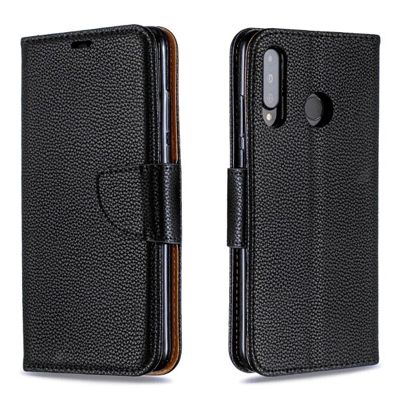 Case Für Huawei P30 Lite Schutzhülle Flip Case Folio Mit Riemen In Genarbter Lederoptik