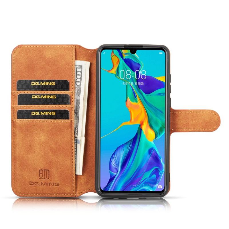 Flip Case Für Huawei P30 Lite Dg Ming Ledereffekt